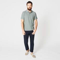 CLASSIC-FIT PERFORMANCE POLO,Pine Forest Heather,large