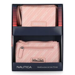 MINI WALLET AND COIN PURSE BOX SET,Carnation Pink,large