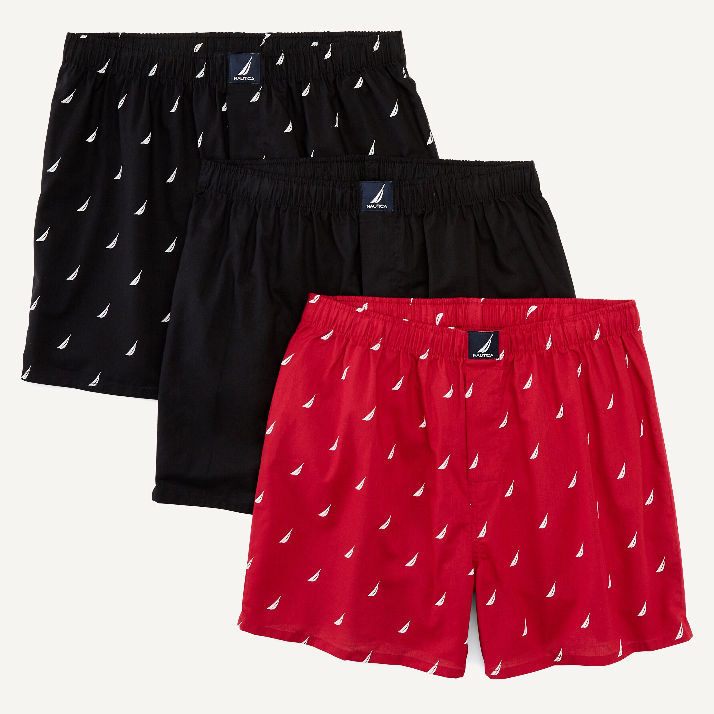 Woven Boxer, 3-Pack | Nautica