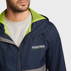 Competition Hooded Training Jacket,Navy,large
