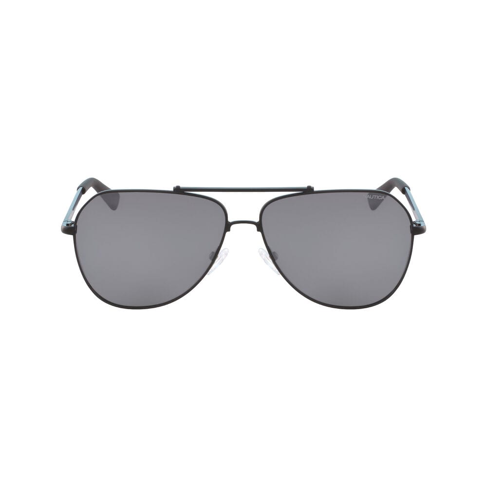 Aviator Sunglasses with Matte Frame,Black Onyx,large