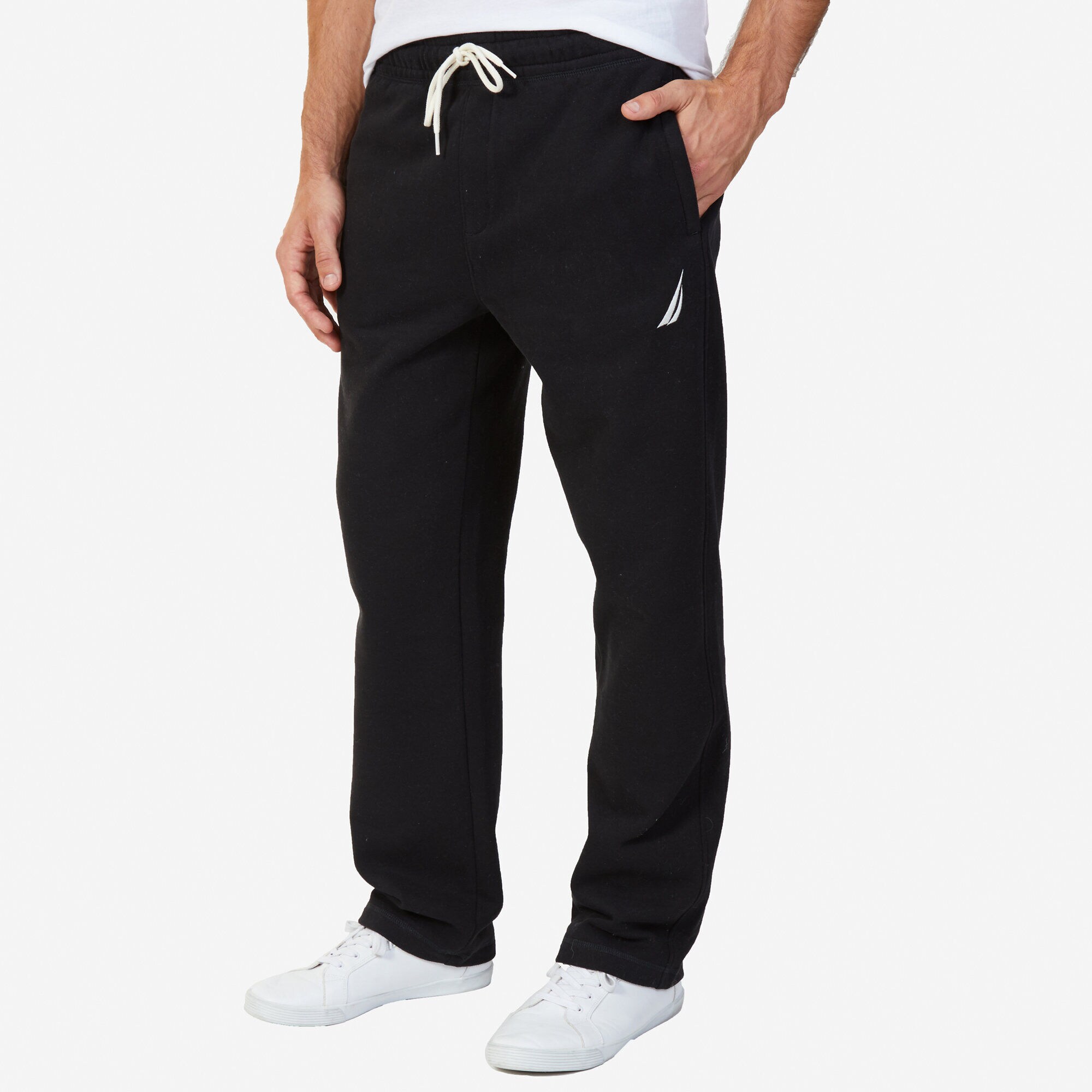 Active Fit brand icon Logo Sweatpants,True Black,large
