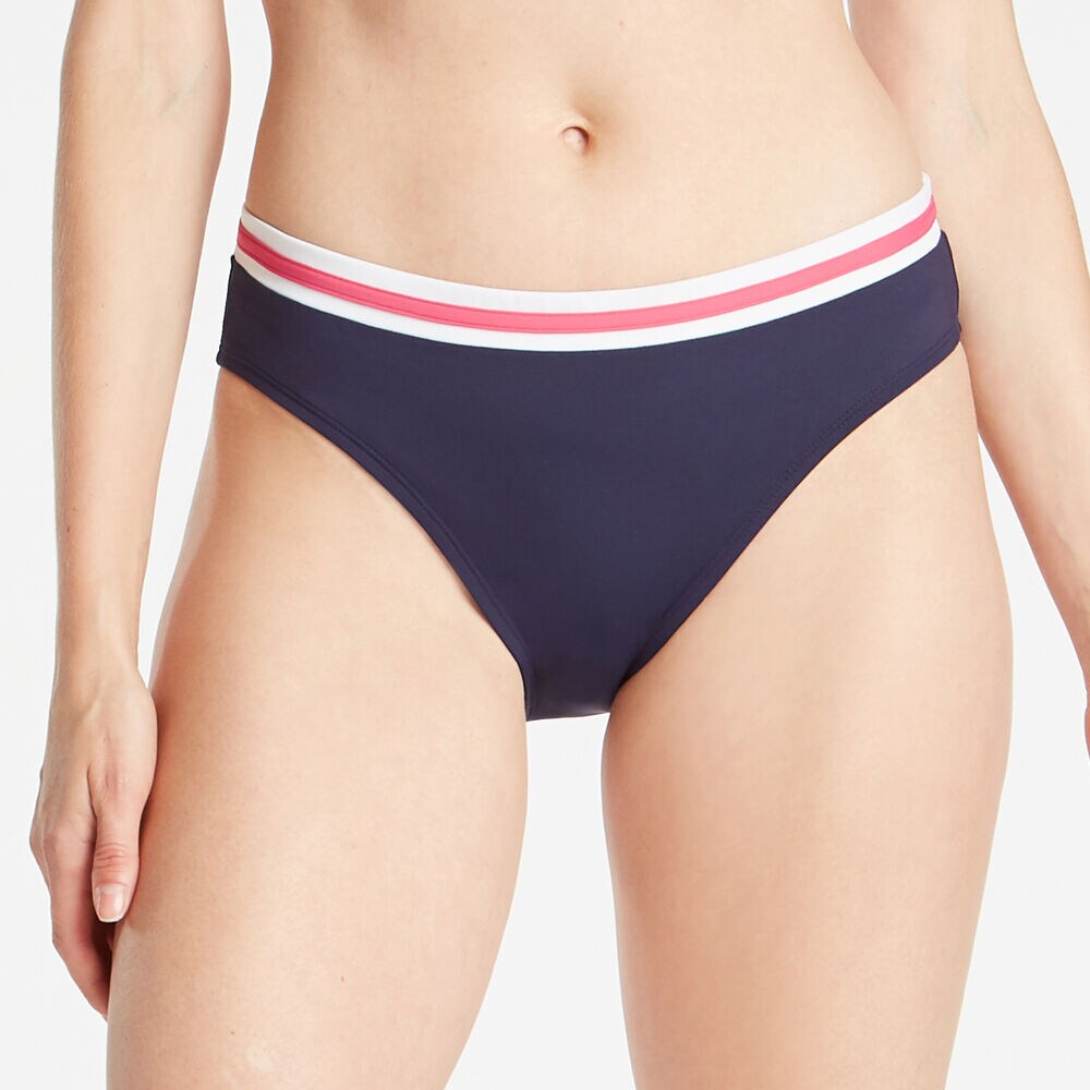 COLORBLOCK BIKINI BOTTOM,Crimson,large
