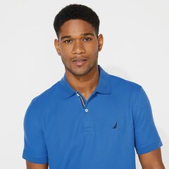 BIG & TALL STRETCH MESH POLO,True Navy,large