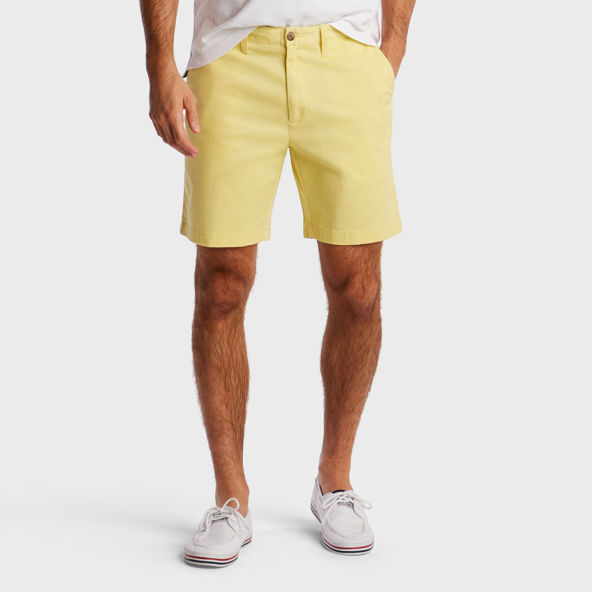 8.5" Stretch Deck Short,Dusty Honey Gold,large