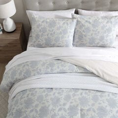 Elmwood Blue Twin Comforter-Sham Set,Navy Dusk,large