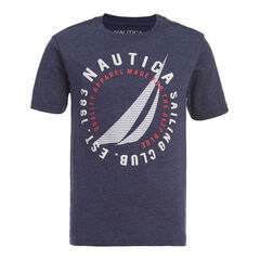 TODDLER BOYS' BIG CIRCLE LOGO GRAPHIC T-SHIRT (2T-4T),J Navy,large