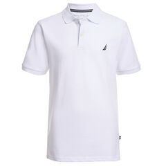 Boys' Polo (8-20),Antique White Wash,large