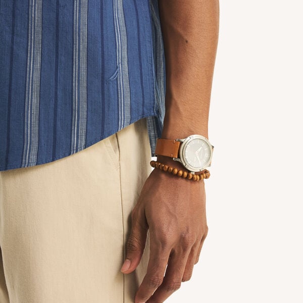 Short-Sleeve Striped Shirt