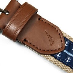Anchor Icon Belt,Workshirt Blue,large
