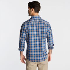 CLASSIC FIT WRINKLE-RESISTANT PLAID SHIRT,Limoges,large