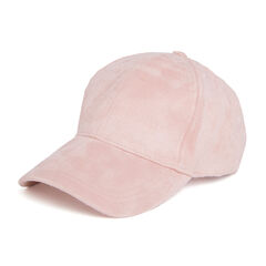 Faux Suede Baseball Hat,Reckoning Red,large