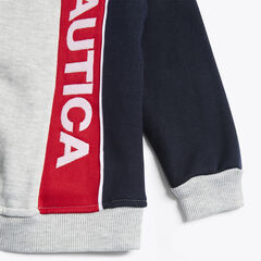 INFANT BOYS' FLEECE HOODIE 2PC JOGGER SET (12M-24M),Anchor Grey,large