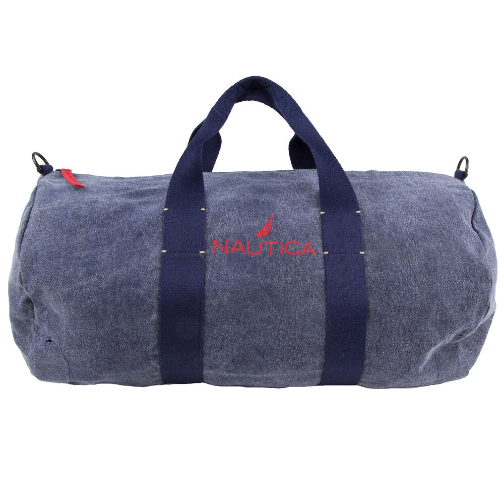 Canvas Duffle,Navy,large