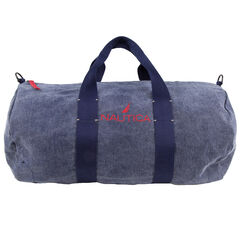 Canvas Duffle,Navy,large