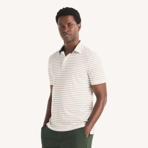 Striped Performance Polo