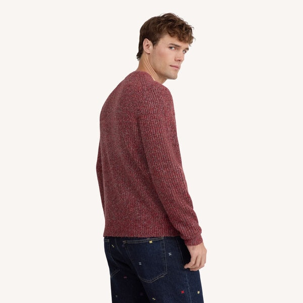 Donegal Textured Crewneck Sweater