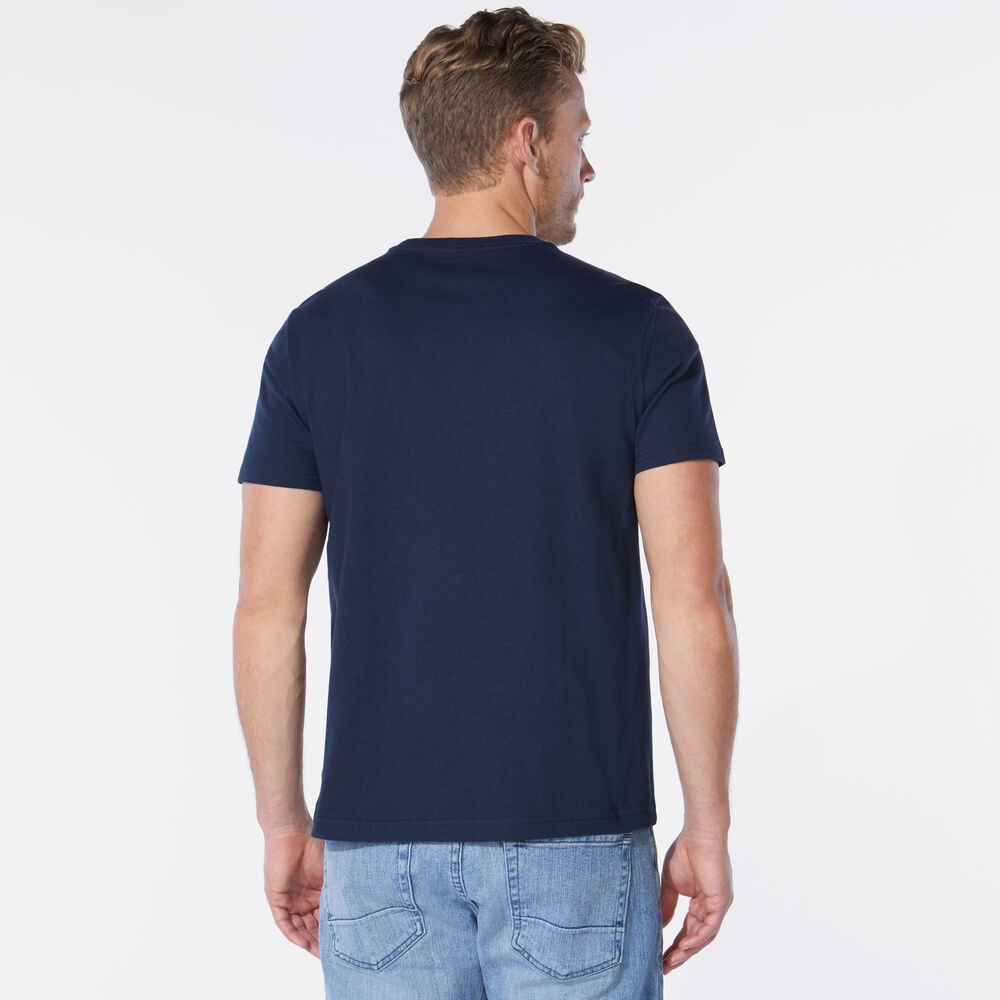 SAILING COMPETITION GRAPHIC T-SHIRT,Navy,large