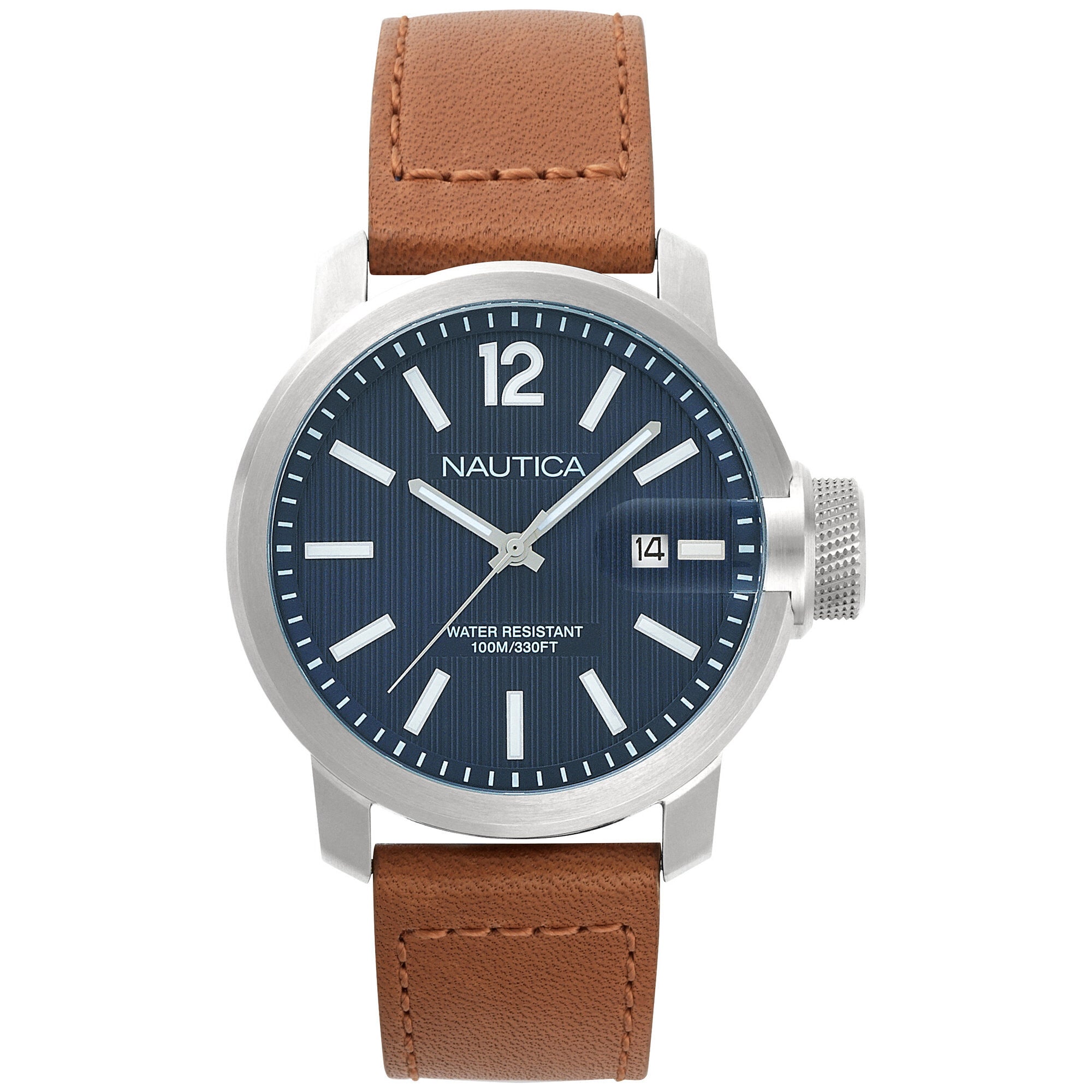 Sydney Leather Date Watch,Multi,large