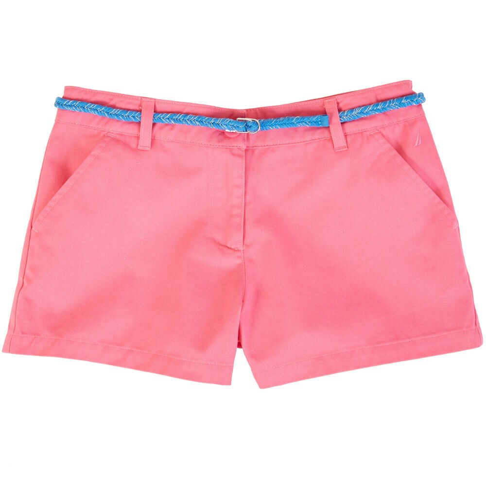 Little Girls' Twill Short (2T-7),Oxford Pink,large