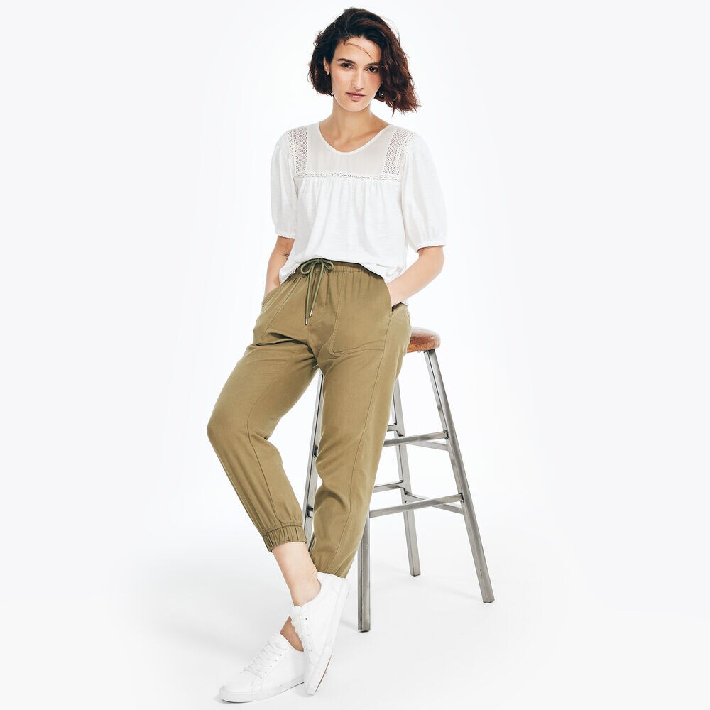 MIXED MEDIA TOP,Bright White,large