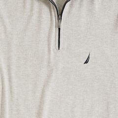 NAVTECH QUARTER-ZIP SWEATER,Grey Heather,large