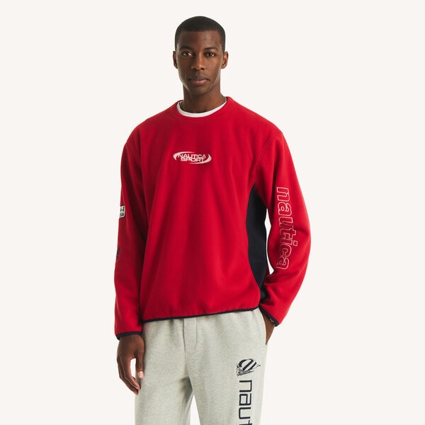  Nautex Embroidered Fleece Crewneck