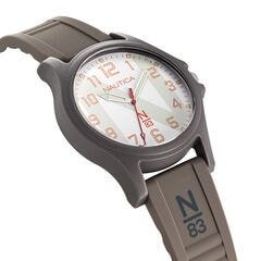 JAVA SEA SILICONE 3-HAND WATCH,Multi,large