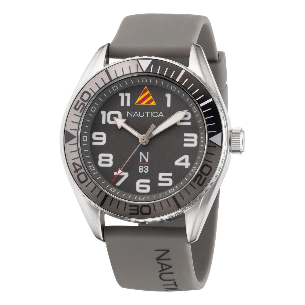FINN WORLD SILICONE 3-HAND WATCH,Multi,large