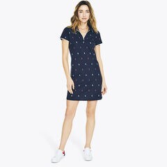 SPINNAKER POLO DRESS,Stellar Blue Heather,large