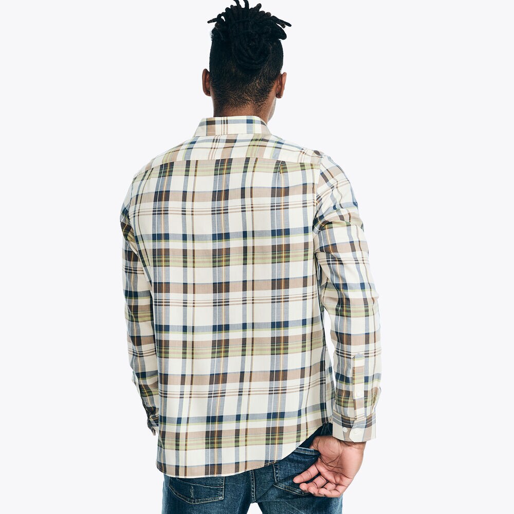 Plaid Shirt,Oyster Bay Heather,large