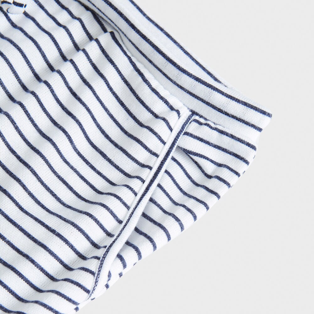STRIPE KNIT PAJAMA PANT,Dark Oatmeal Heather,large