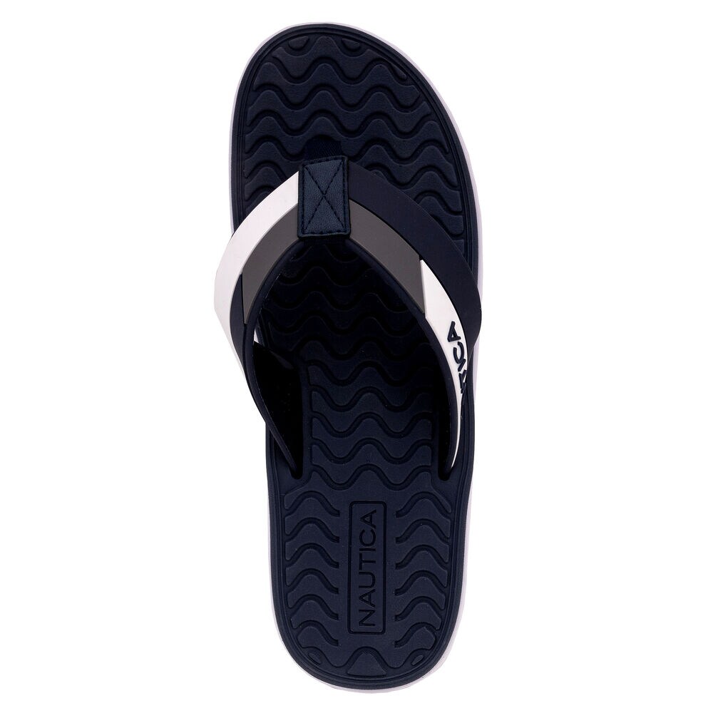 Logo Flip-Flop Sandal,Pure Deep Sea Wash,large
