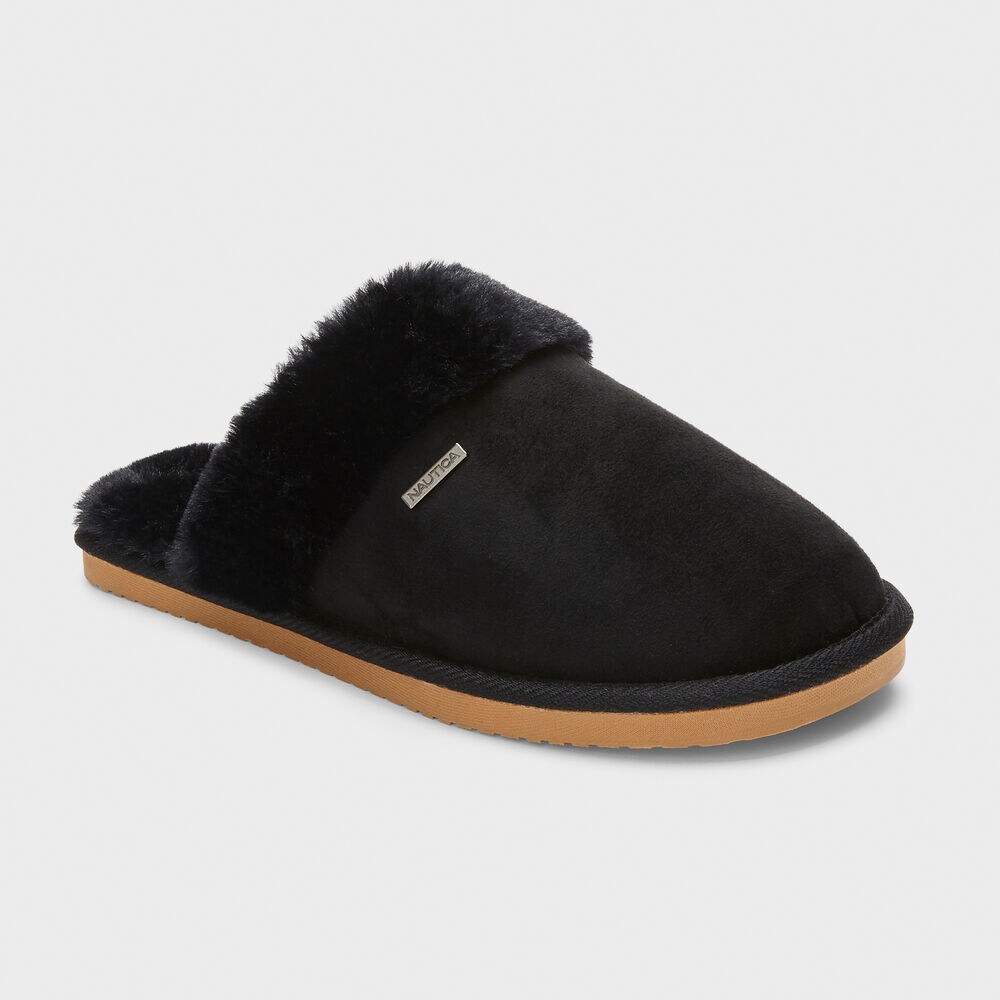 SOMERSBY SUEDE SLIPPERS IN MAUVE,True Black,large
