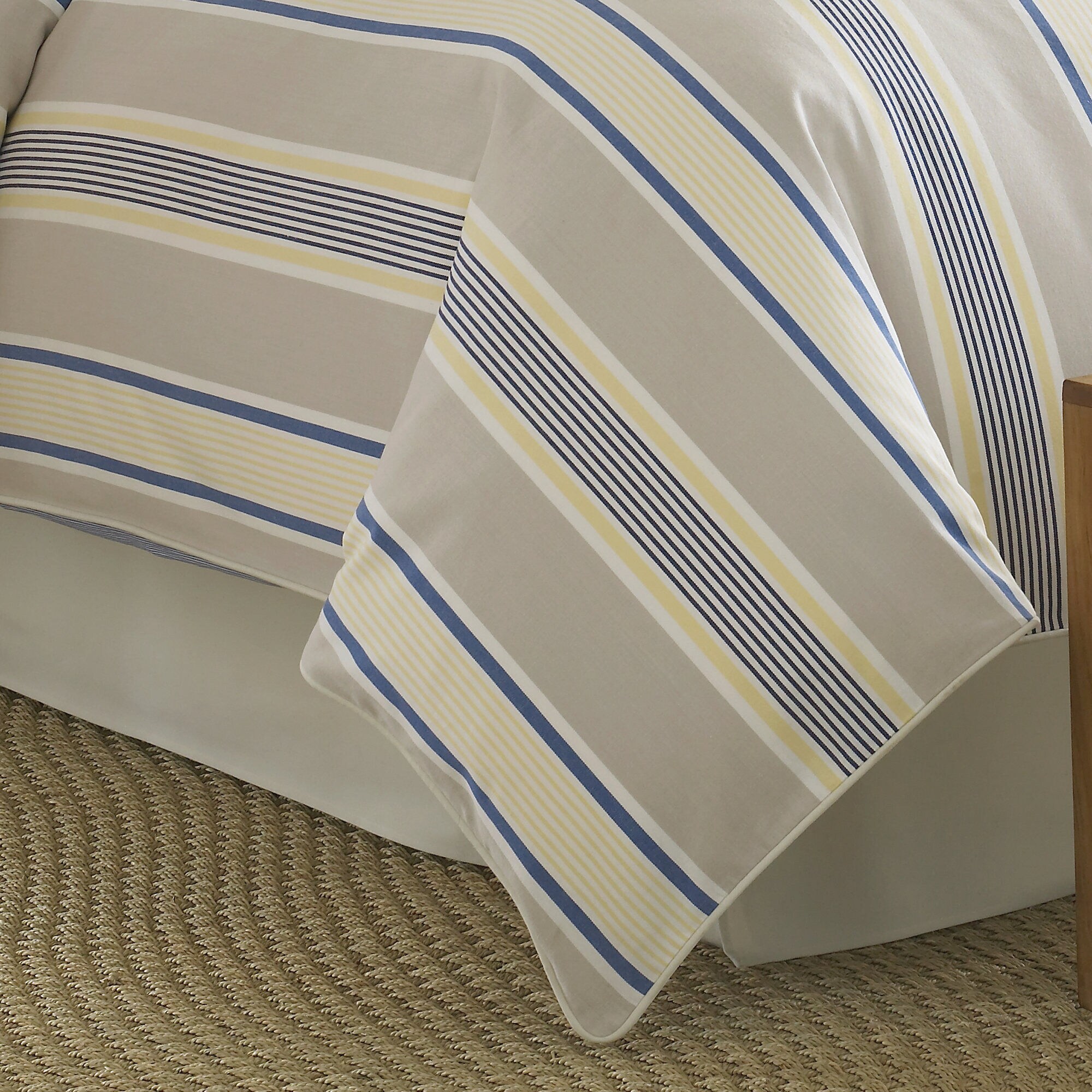 Prospect Harbor California King Bed Skirt,Sandstone,large