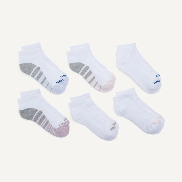 Athletic Quarter Socks, 6-Pack
