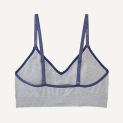 Striped Seamless Bra, 3-Pack,Workshirt Blue,large