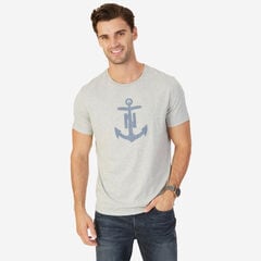 Anchor Graphic T-Shirt,Grey Heather,large