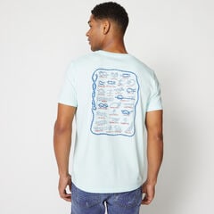 ROPE LOGO GRAPHIC T-SHIRT,Aquabreeze,large