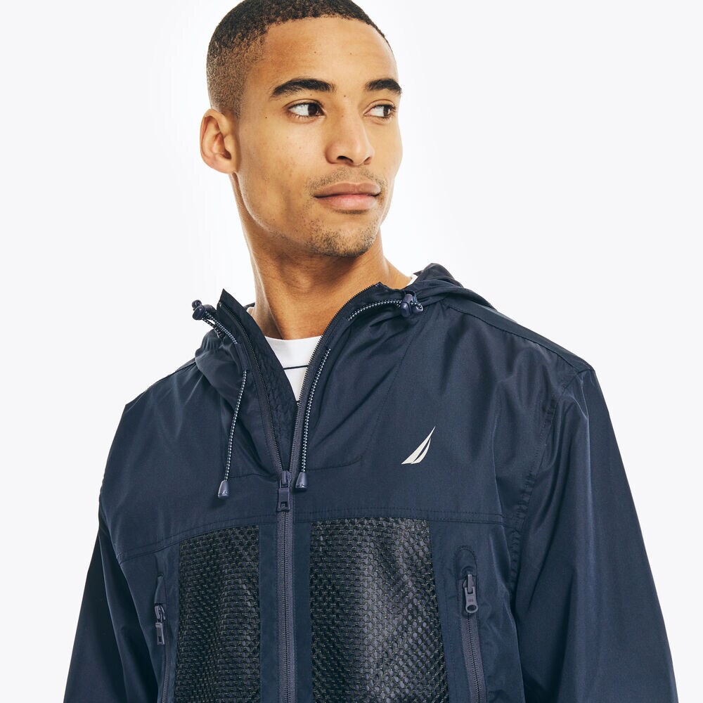 NAVTECH PACKABLE JACKET,Navy,large