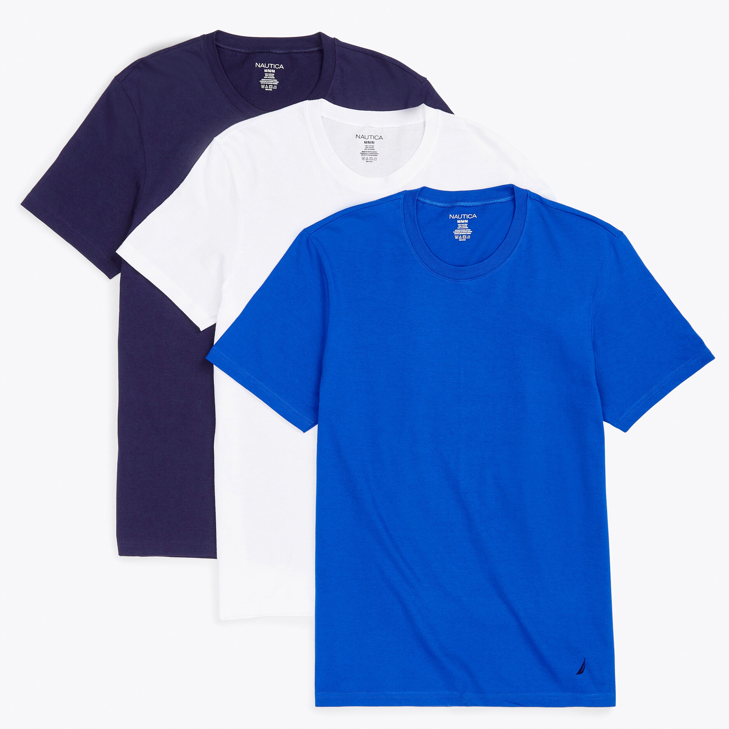 nautica black t shirts 3 pack