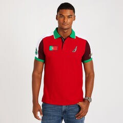 Slim Fit Portugal Performance Polo,Nautica Red,large