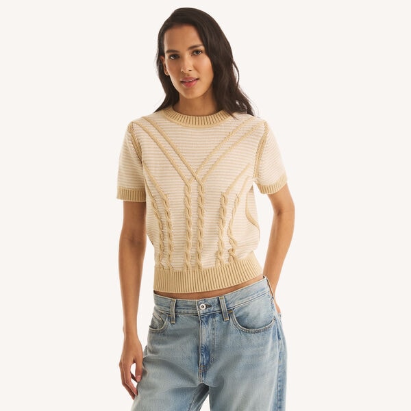 Cable-Knit Sweater