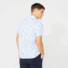 CLASSIC FIT SOUTH BEACH PRINTED SHIRT,Crystal Bay Blue,large
