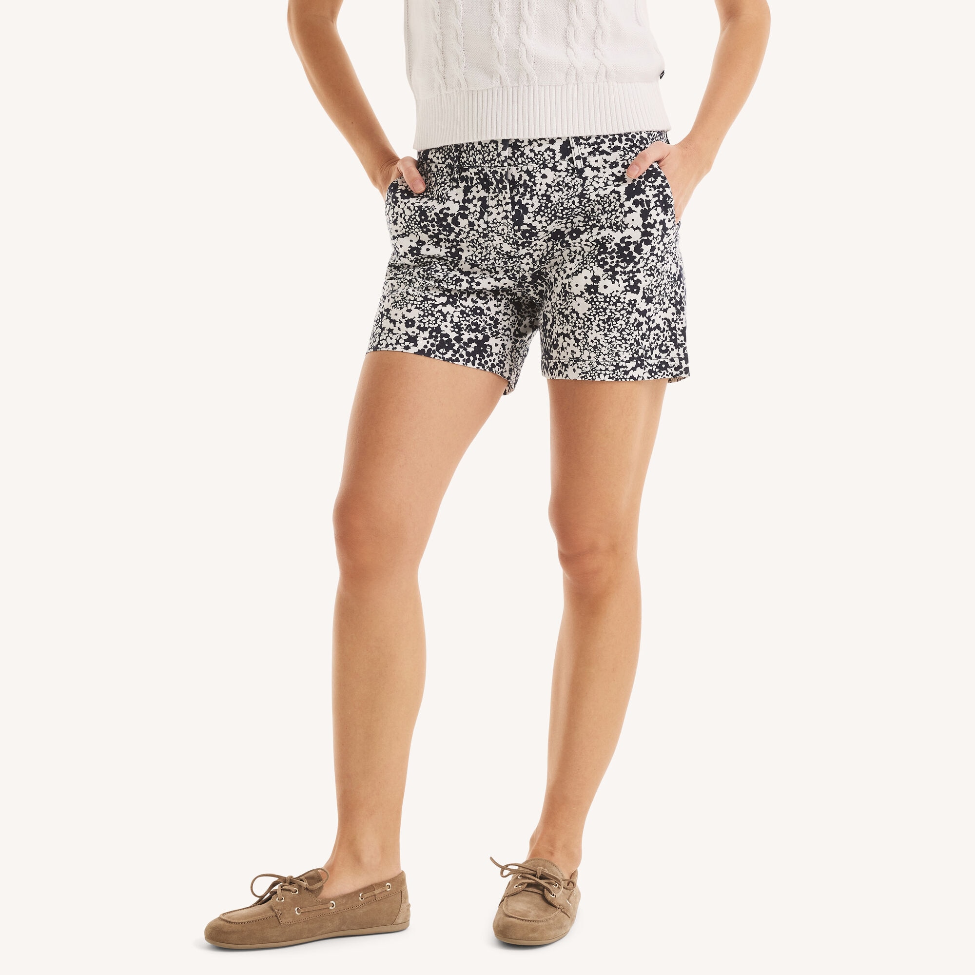 Floral Printed Short,Starlight Blue,large