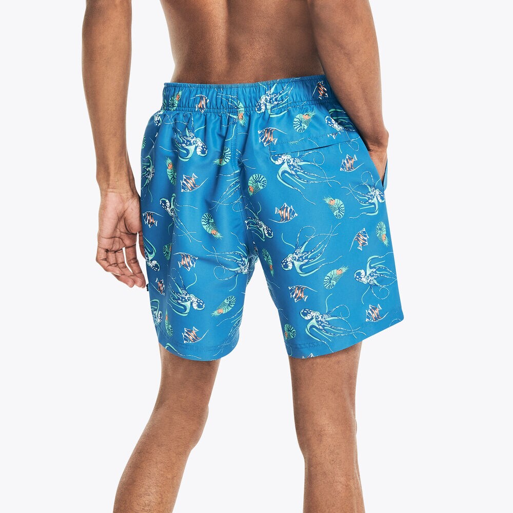 7" AQUA PRINT SWIM,True Navy,large