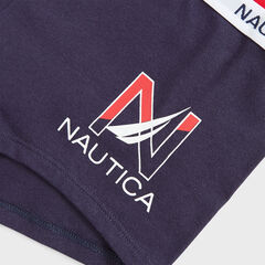 LOGO AND FLAG GRAPHIC BOYSHORT, 3-PACK,Navy,large