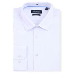 Slim Fit Wrinkle-Resistant Dress Shirt,Antique White Wash,large