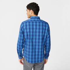 CLASSIC FIT NAVTECH PLAID SHIRT,Star Sapphire,large