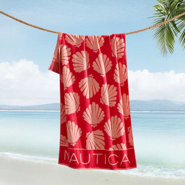 Seashell Seashore Beach Towel